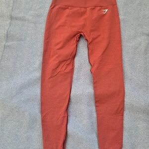 Gymshark Energy+ Seamless Leggings - Brick Red/ RUST